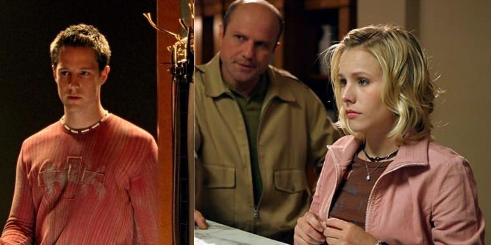 Split image of characters from Veronica Mars
