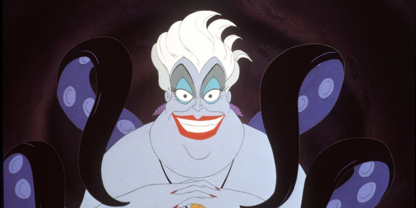 Ursula smiling in The Little Mermaid