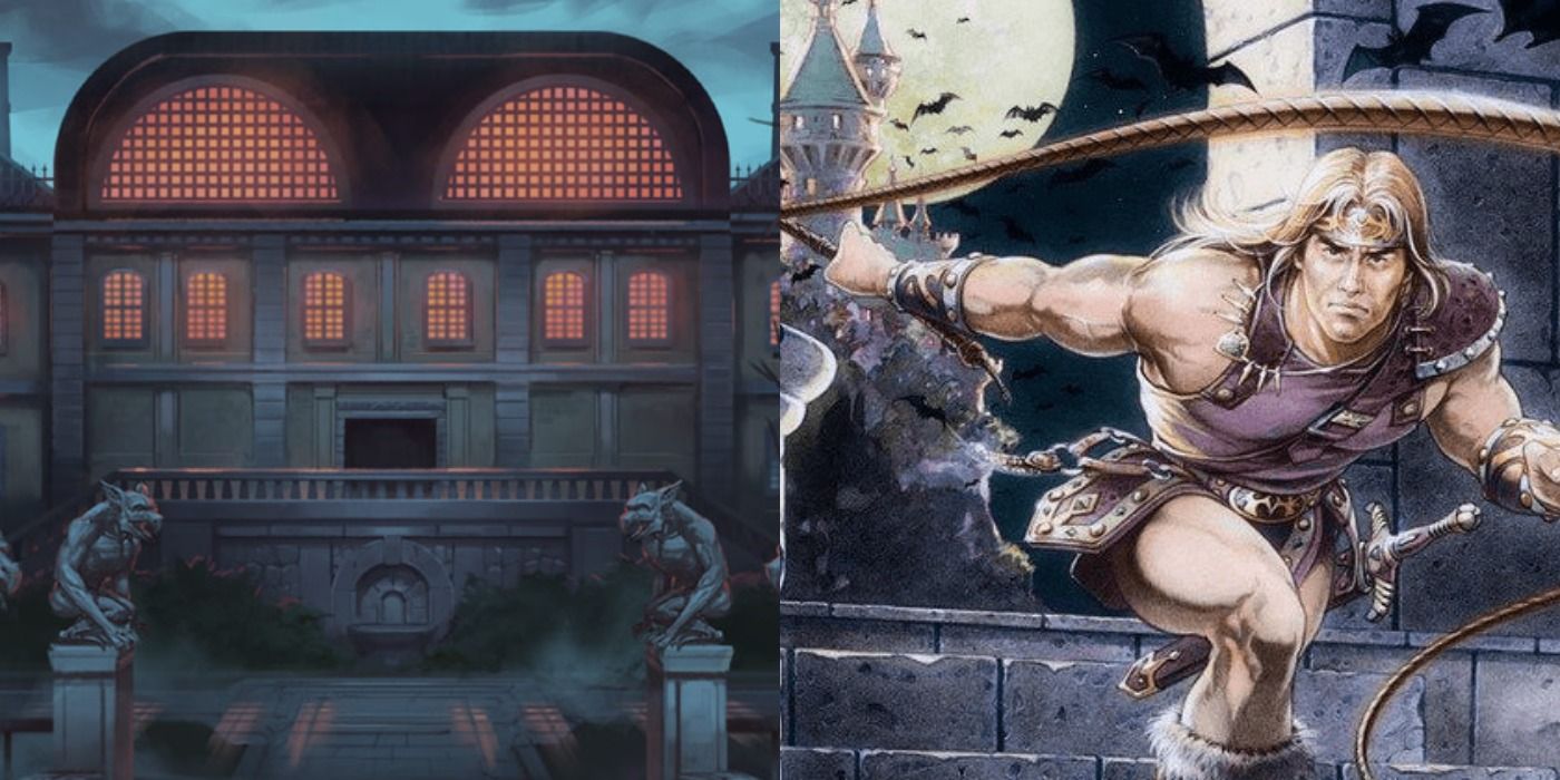 Famous haunted locations in video games like House of the Dead and Castlevania
