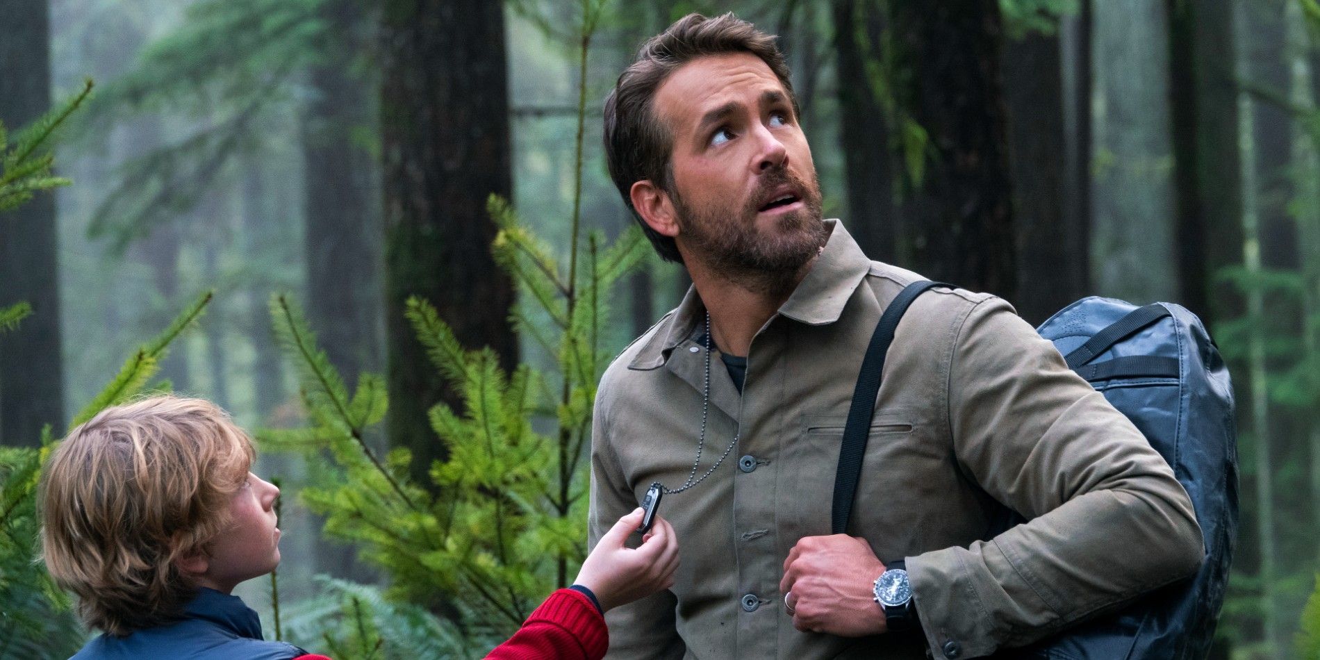 Walker Scobell and Ryan Reynolds in The Adam Project
