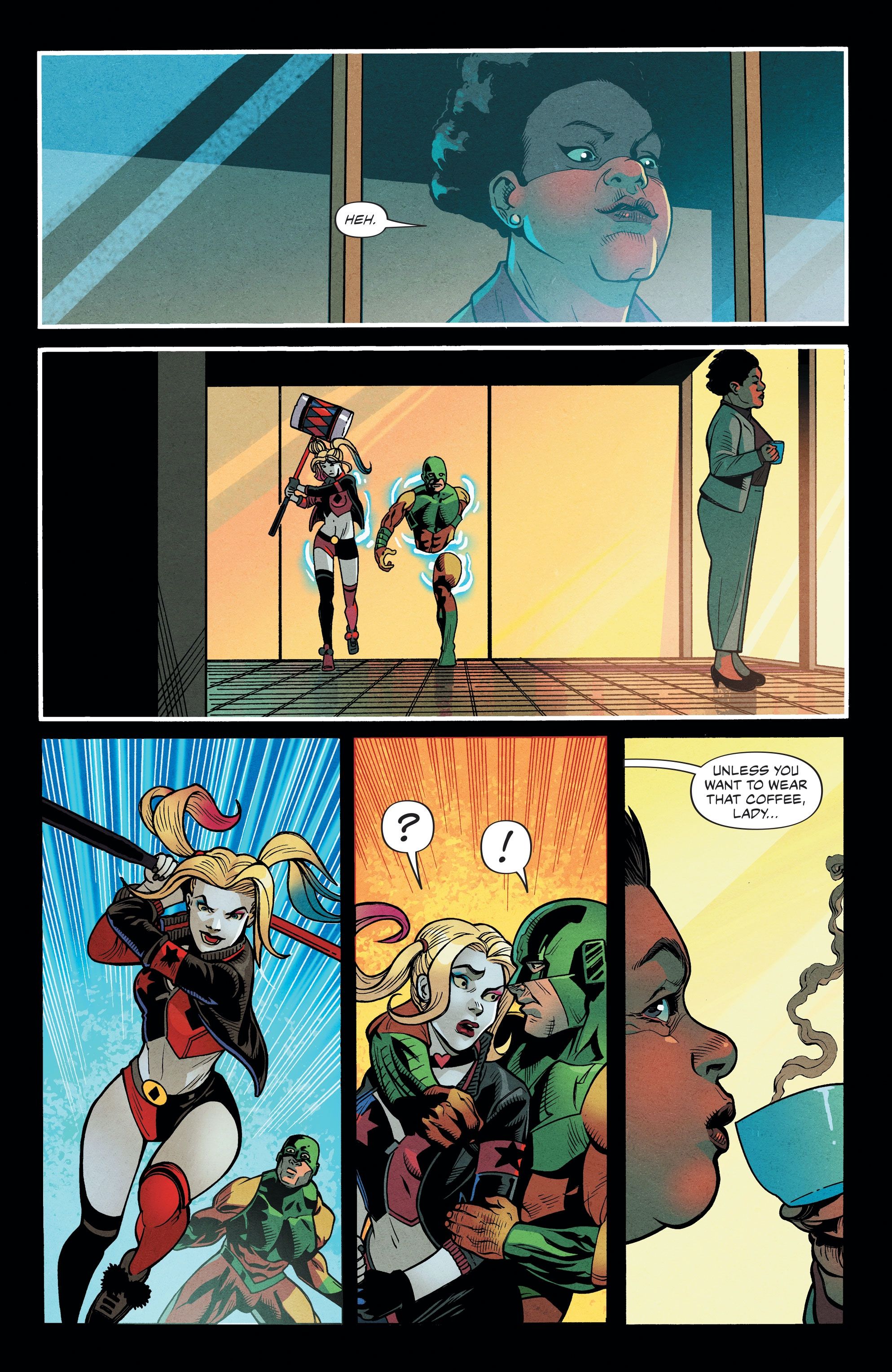 Harley Quinn finds Amanda Waller