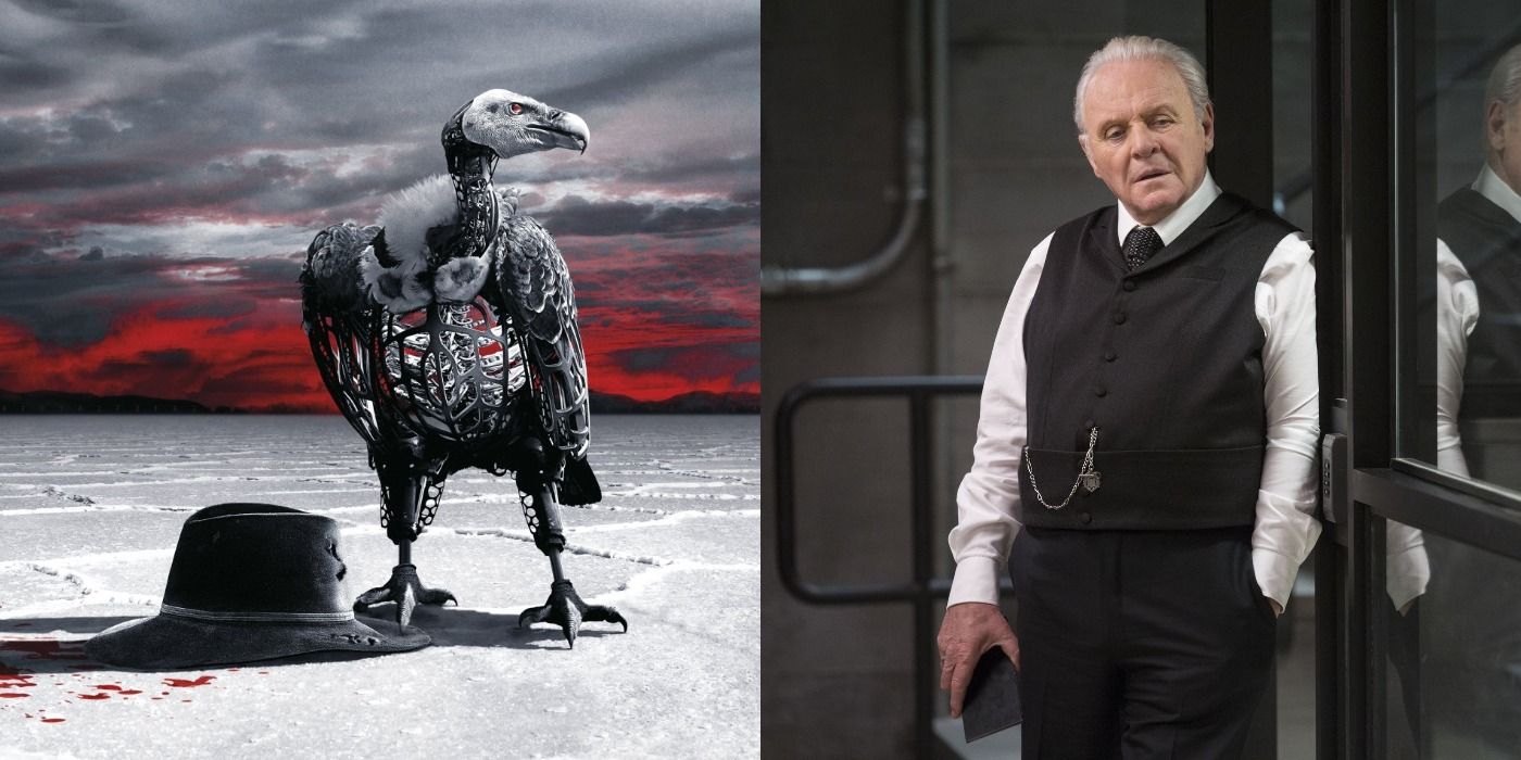 Westworld Poster & Anthony Hopkins as Dr Robert Ford
