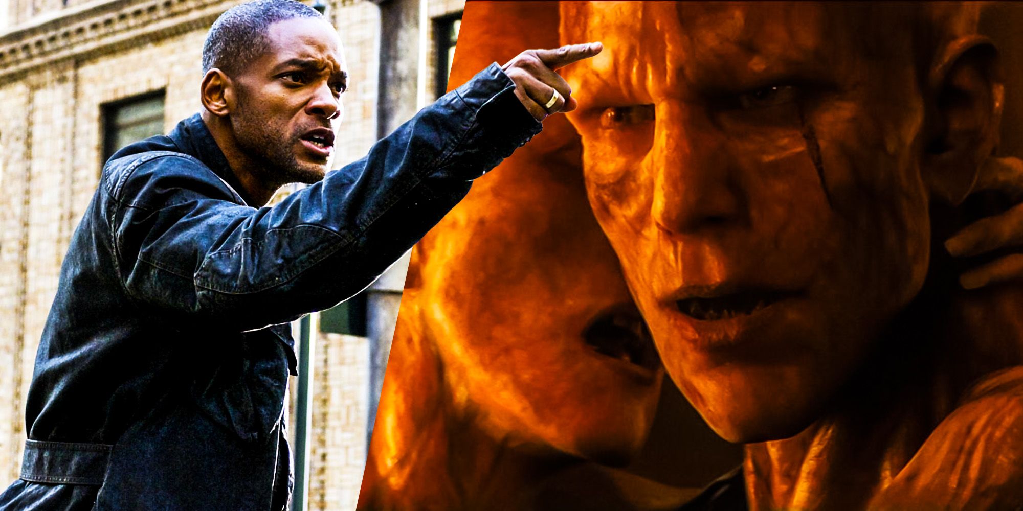 are monsters in i am legend zombies
