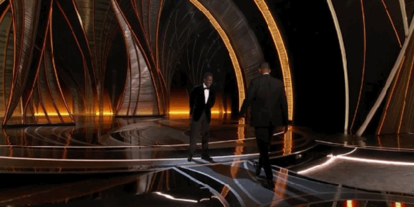 Will Smith and Chris Rock at Oscars 2022
