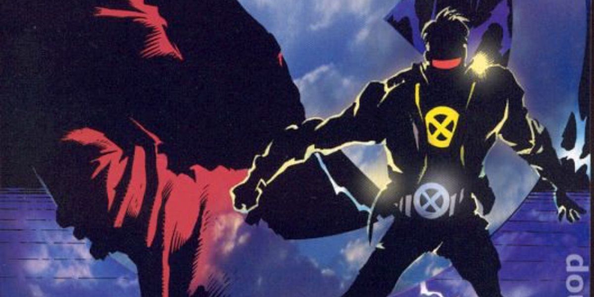 Cyclops stands in silhouette from Icons Cyclops 