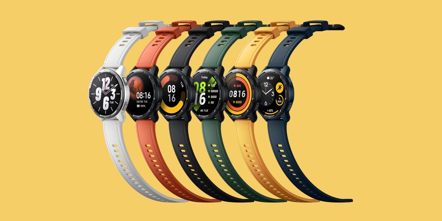 The Xiaomi Watch S1 Active comes in six different color combinations