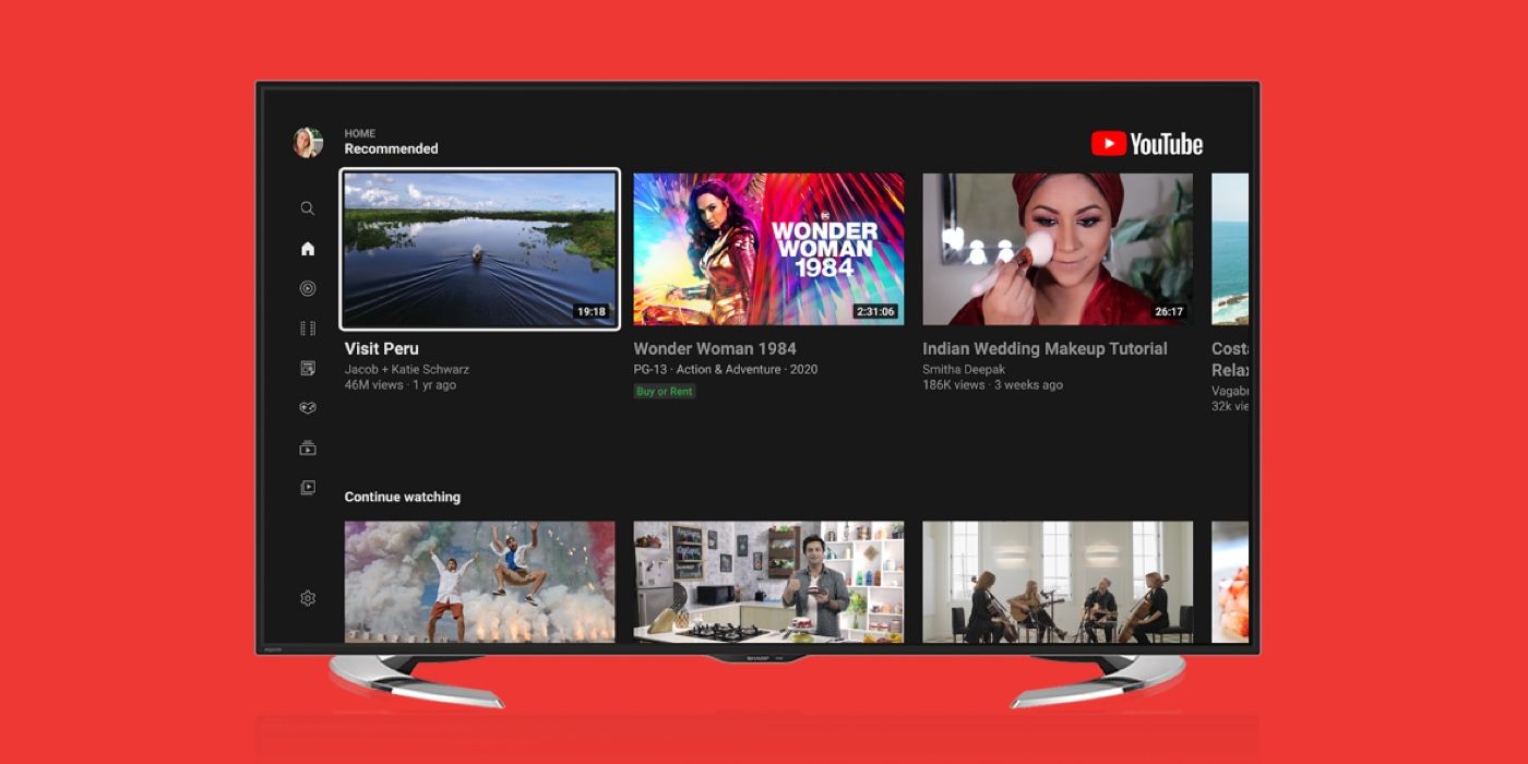 smart tv youtube app