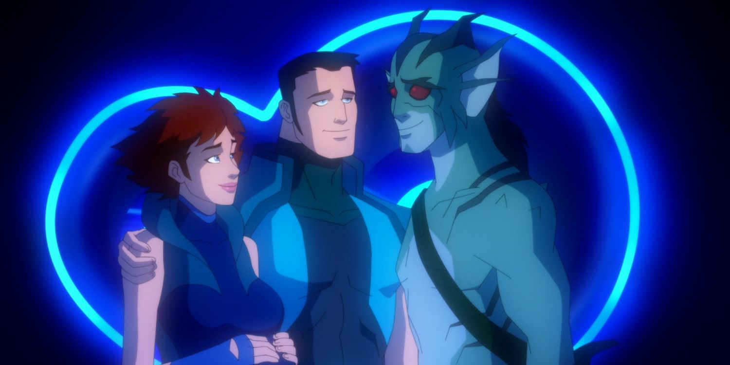 Coral, Rodunn, and La'gaan in Young Justice Phantoms.