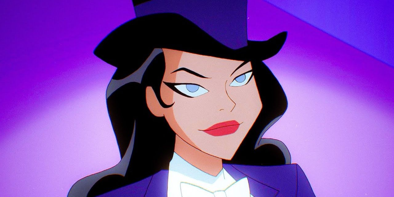 Zatanna looks up and smiles in Justice League Unlimited Cropped