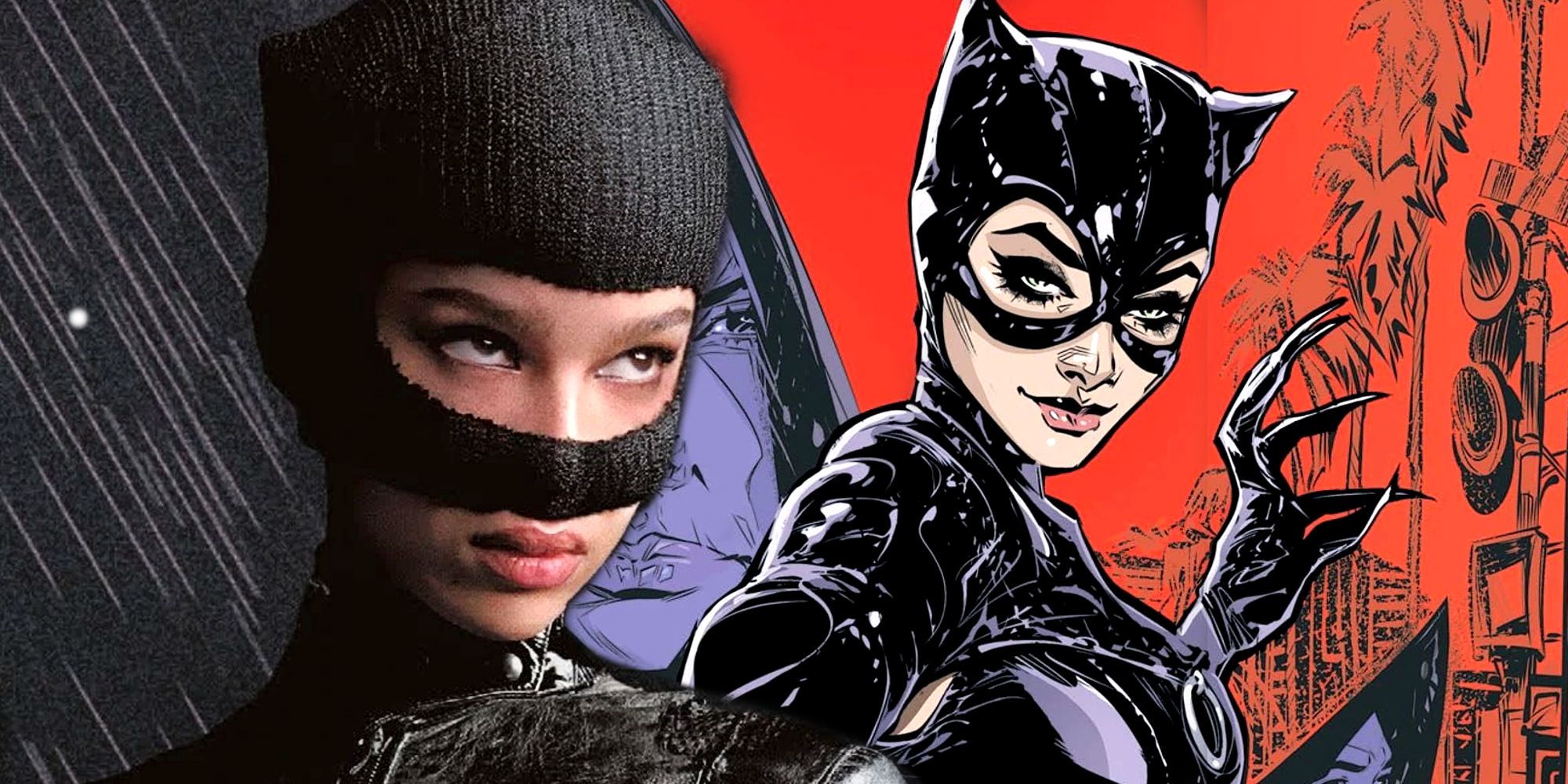Zoe Kravitz as Catwoman in The Batman and DC Comics