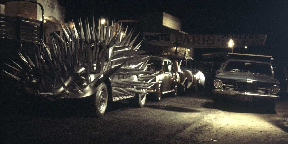 A spiky beetle appears in the Cars That Ate Paris