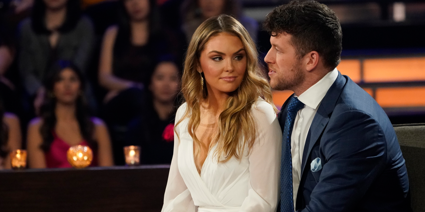 Clayton Echard and Susie Evans on The Bachelor finale