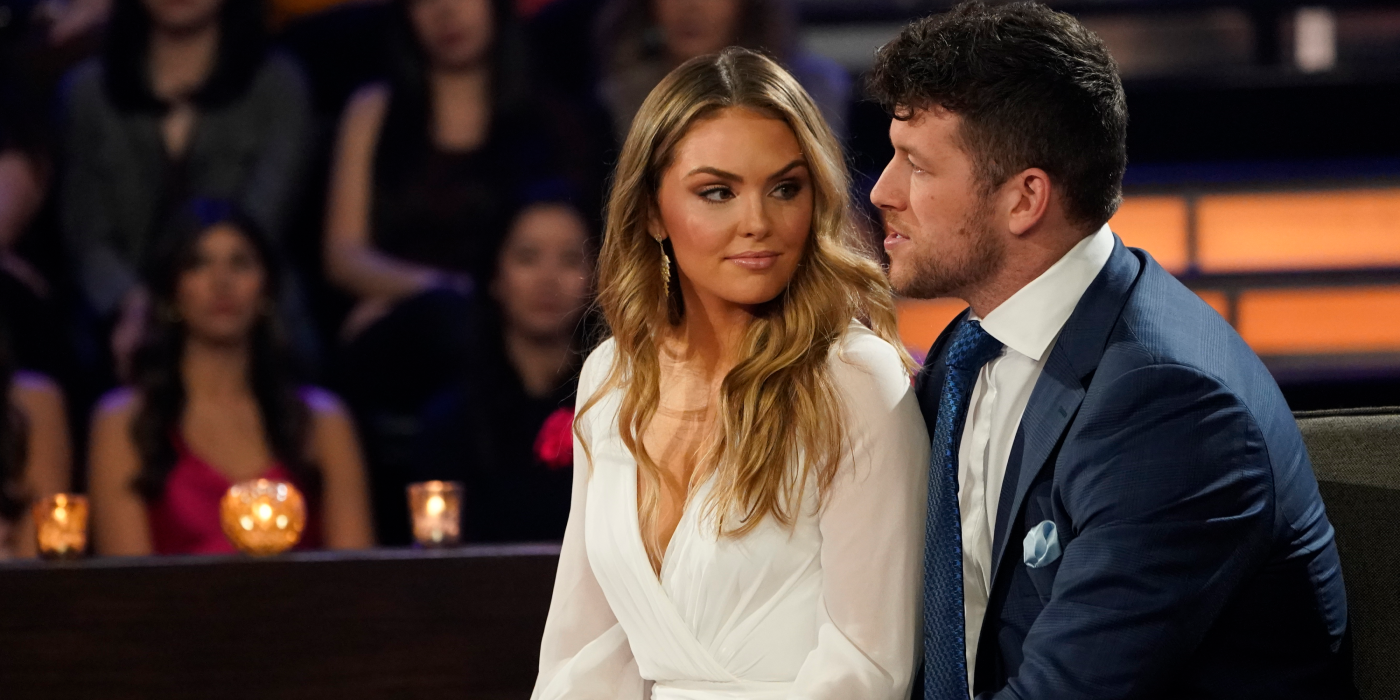 Clayton Echard e Susie Evans no final de The Bachelor