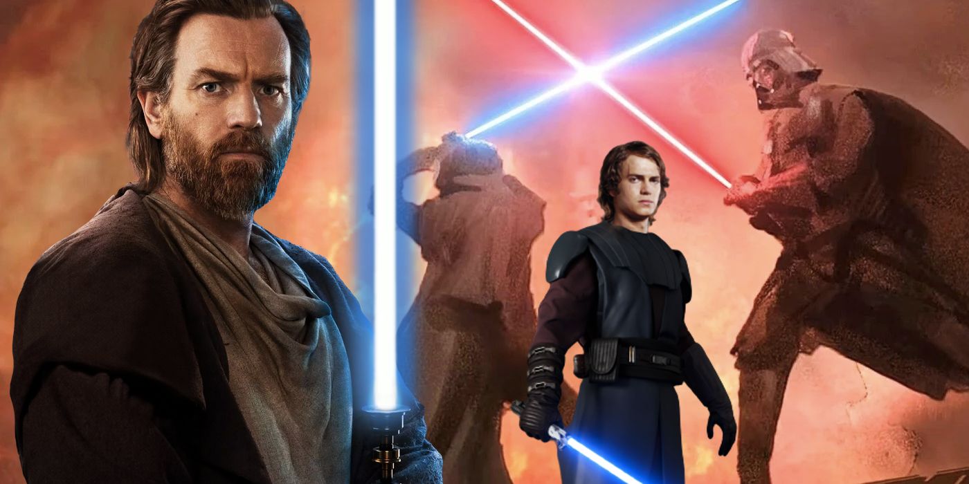 Obi-Wan Kenobi Art Reveals New Look At Kenobi And Darth Vader Duel