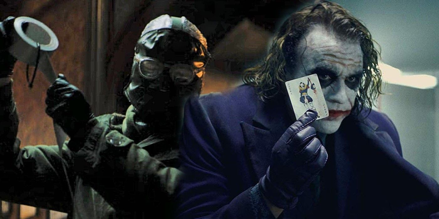 The Riddler in The Batman vs. The Joker in The Dark Knight