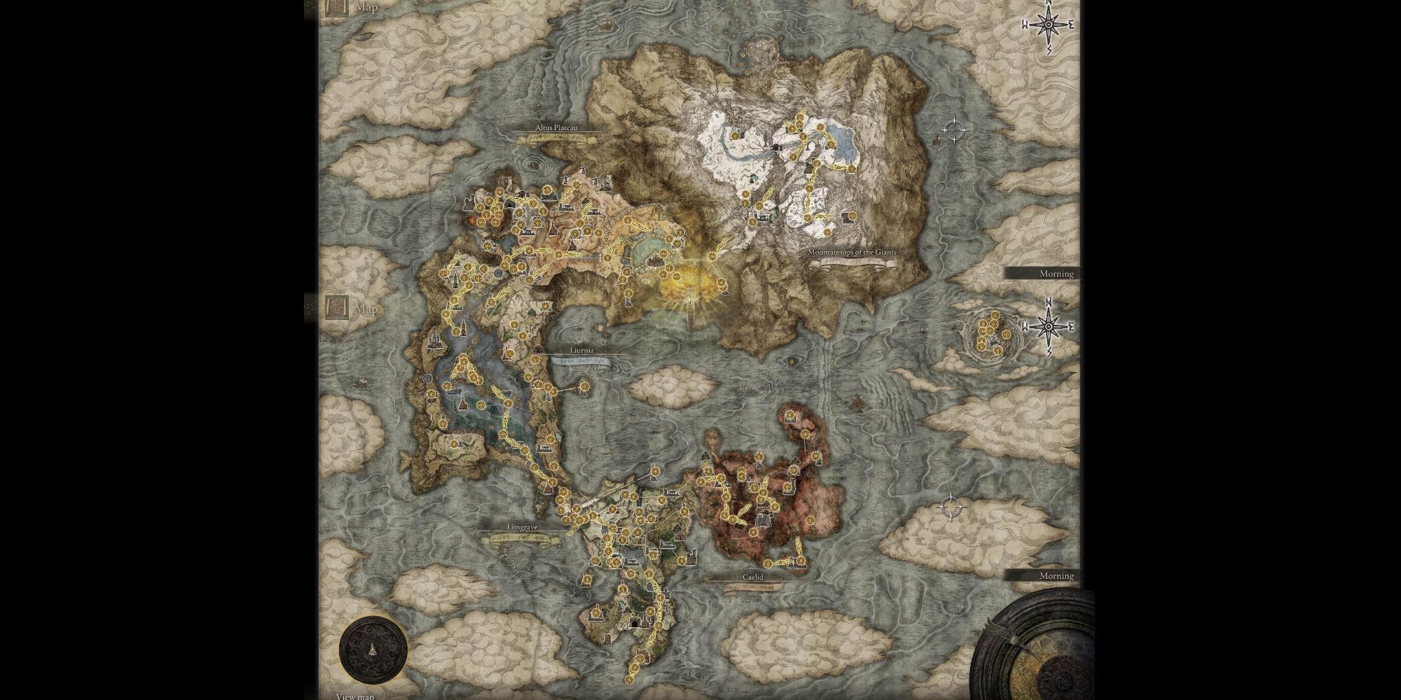 Elden Ring has a massive open-world map