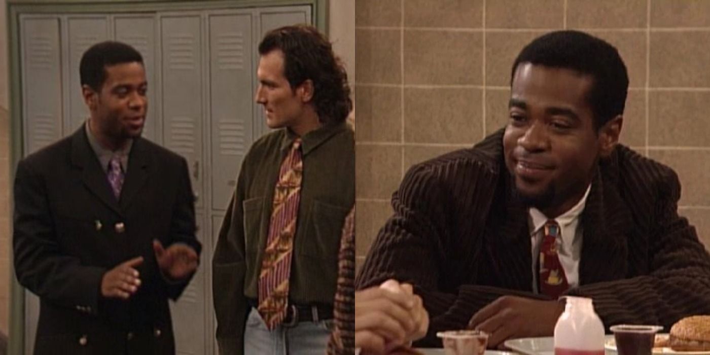 Split image of Eli Williams in Boy Meets World.