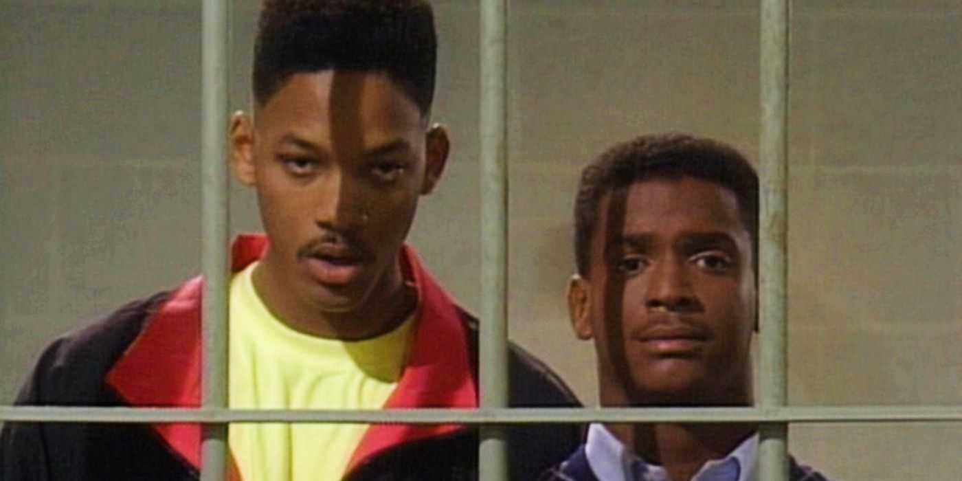 Will and Carlton in jail Fresh Prince