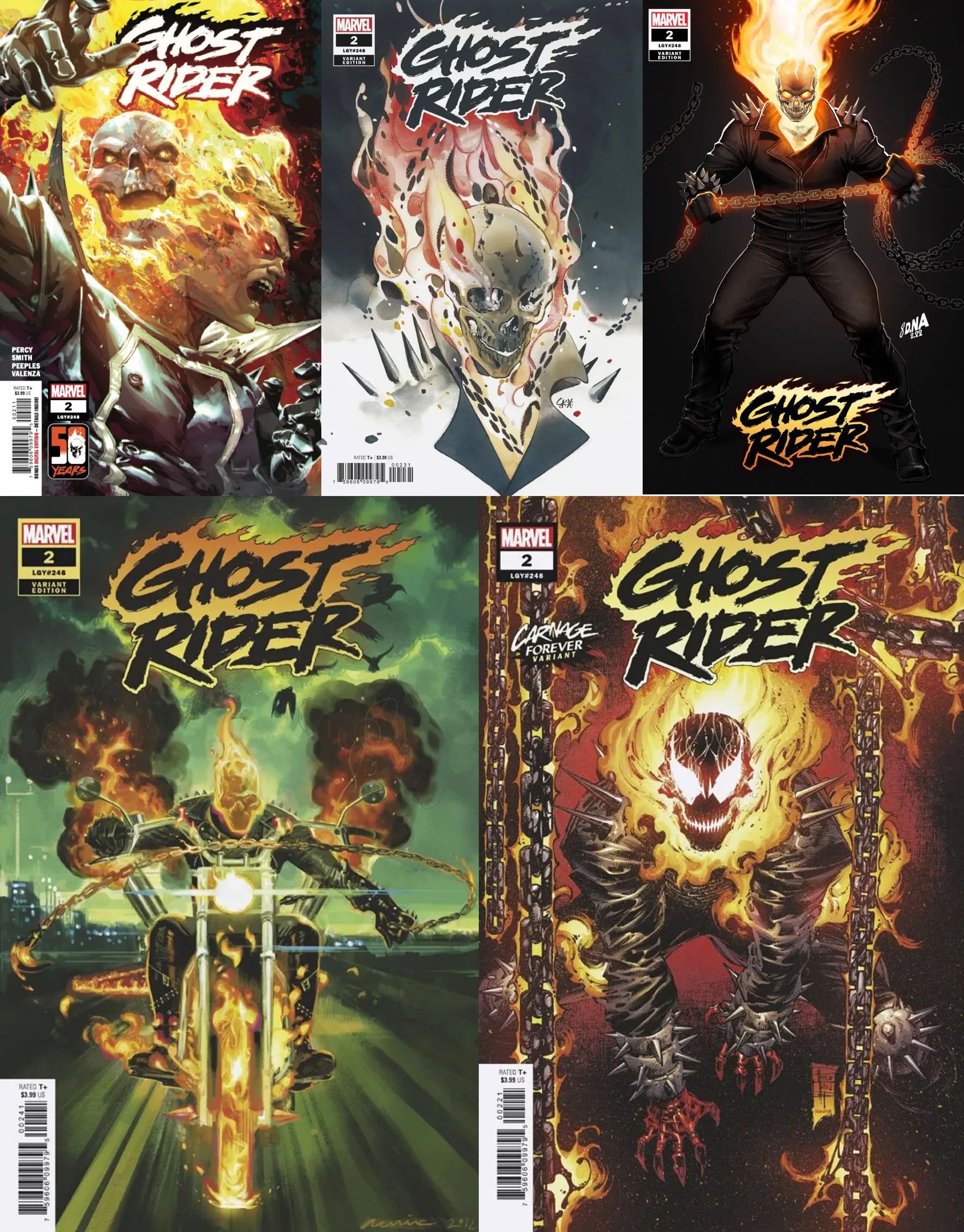 Covers for Ghost Rider 2