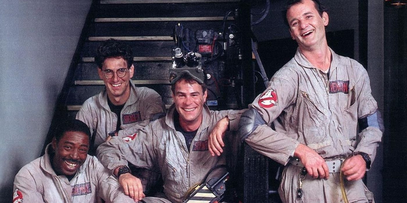 The cast of the original Ghostbusters (1984)