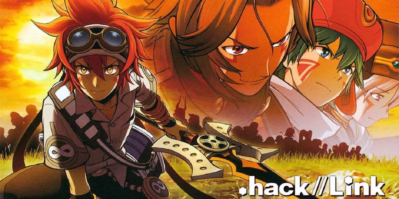 A promotional image for the game .hack//Link