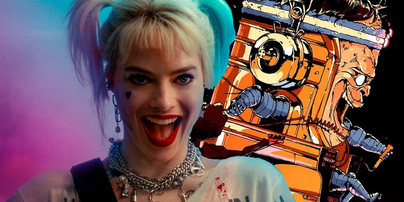 Harley Quinn competes in roller derby in Birds of Prey MODOK is a rival