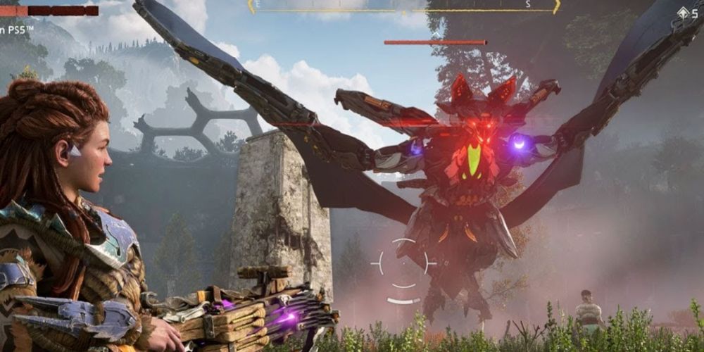 Dreadwing boss attacks in Horizon Forbidden West