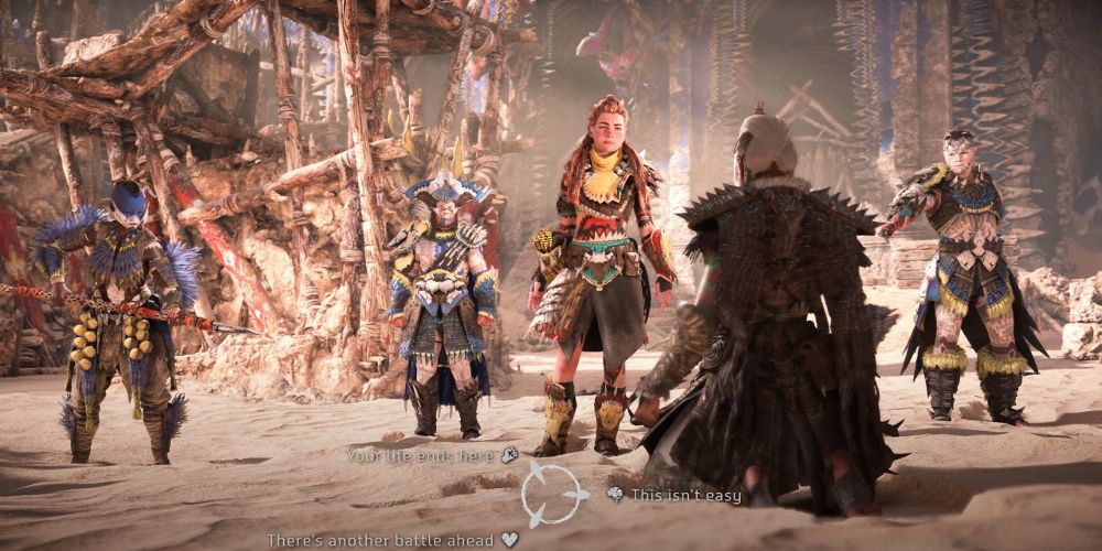 Aloy faces the rebels in Horizon Forbidden West