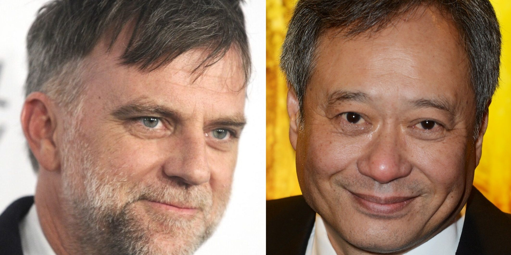 Split image of Paul Thomas Anderson and Ang Lee