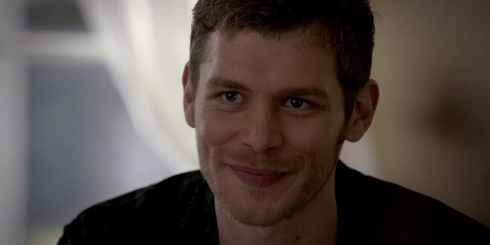 Klaus smiles in The Originals