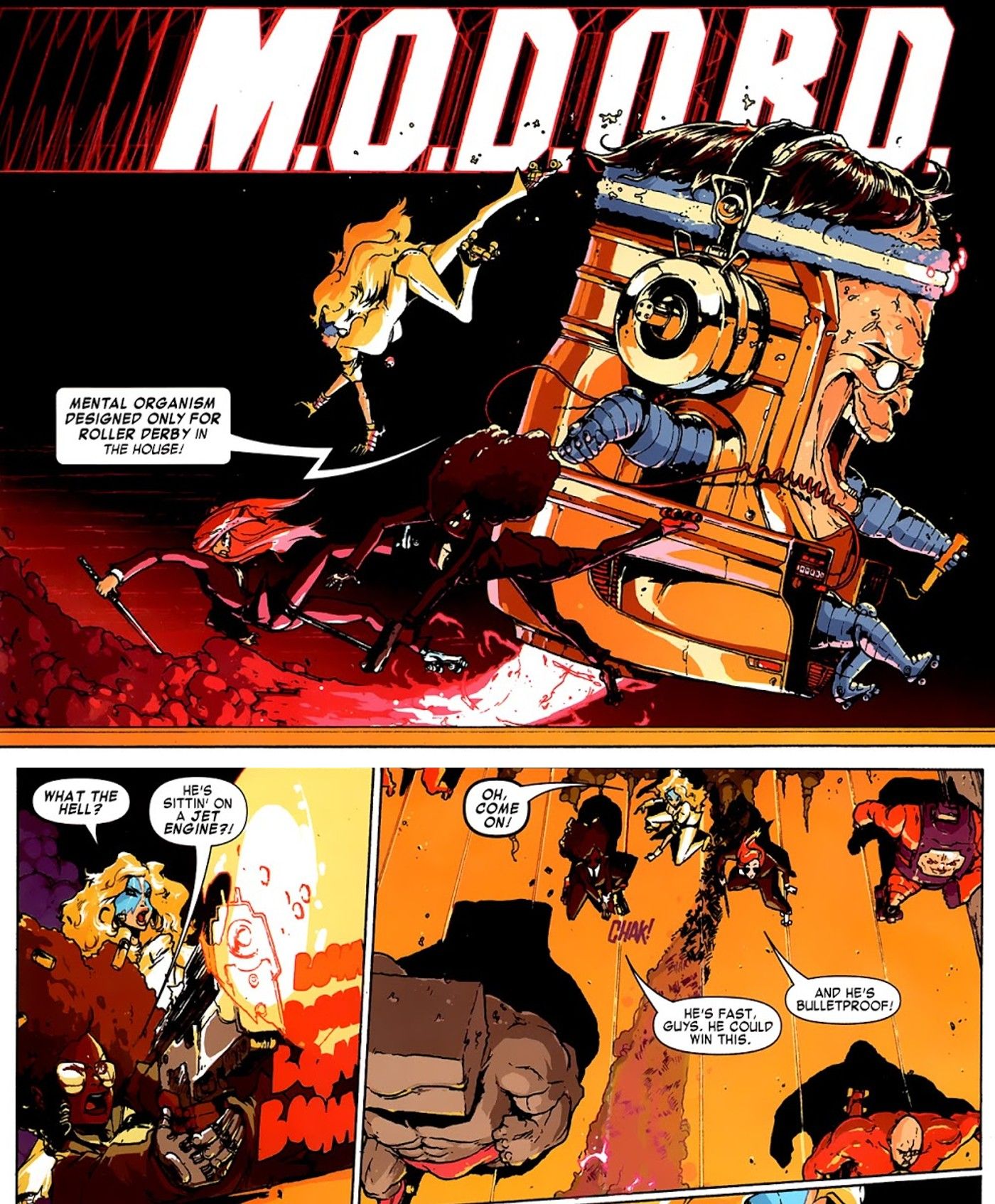 MODOK as MODORD in X-Men To Serve and Protect