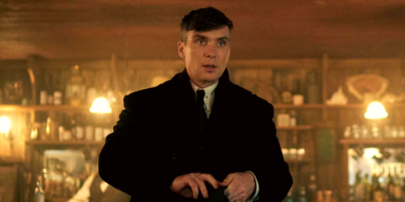 Tommy Shelby in a bar in Peaky Blinders