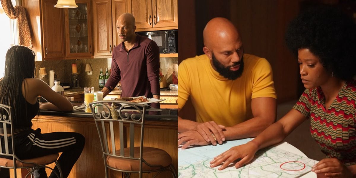 Split Image of Common in Alice and The Hate You Give