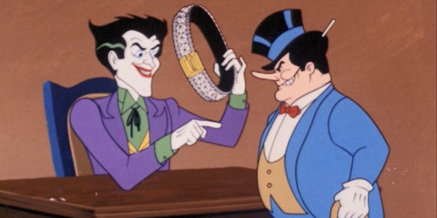 Filmation Penguin Talking To Joker