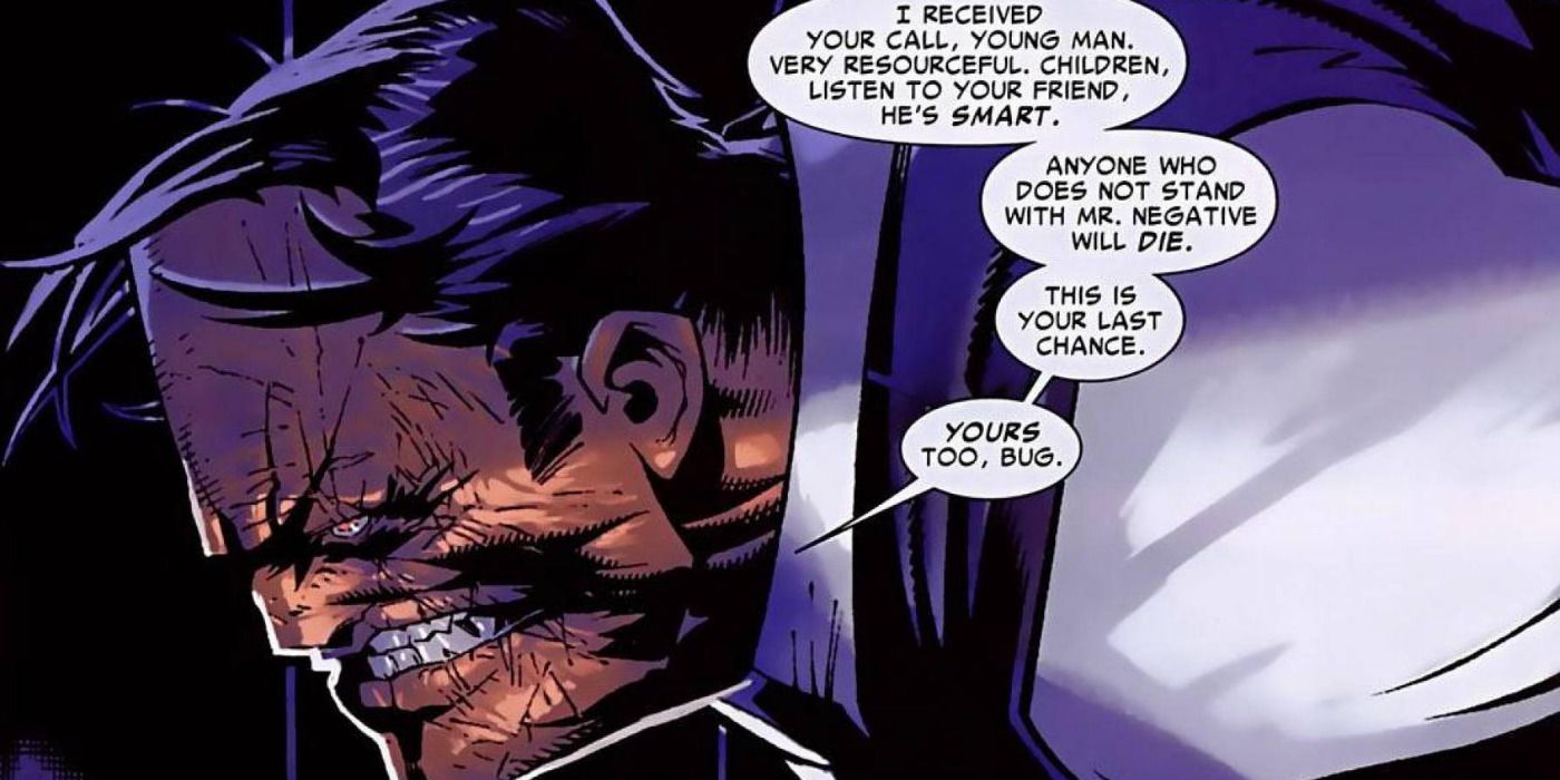 Hammerhead falando ao telefone na Marvel Comics