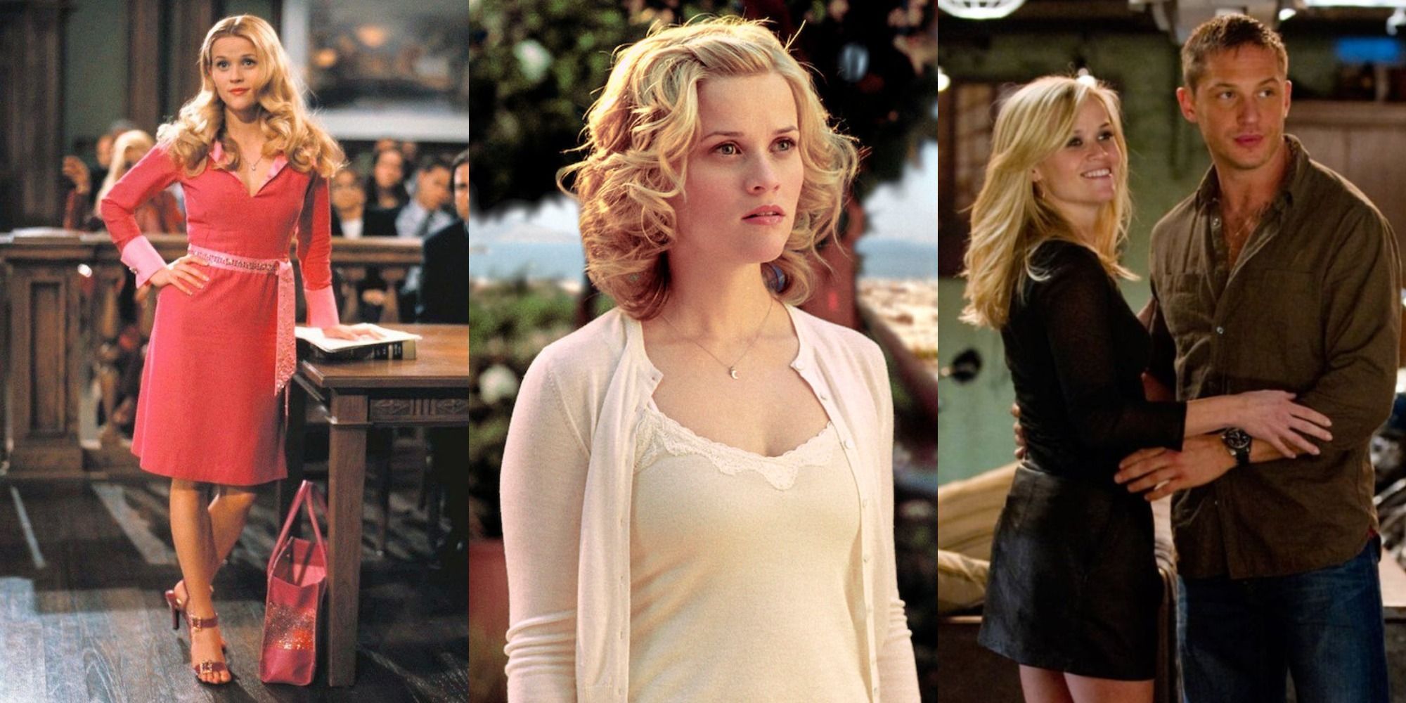 Reese Witherspoon in Legally Blonde, Just Like Heaven, and This Means War