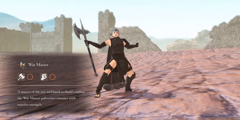 War Master displayed in Fire Emblem Three Houses