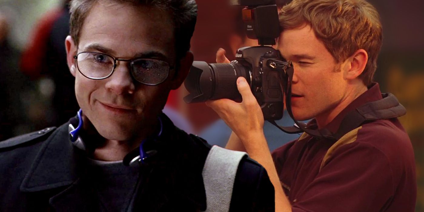 Blended image of Shawn and Aaron Ashmore in Smallville