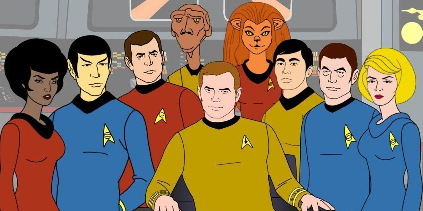 The cast of Star Trek: The Animated Series.