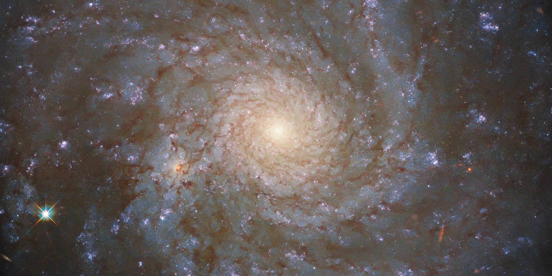 Stunning Spiral Galaxy Captured In NASA's Latest Hubble Photo