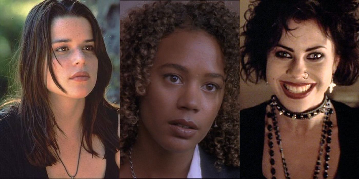 Collage of Bonnie, Rochelle, and Nancy in The Craft