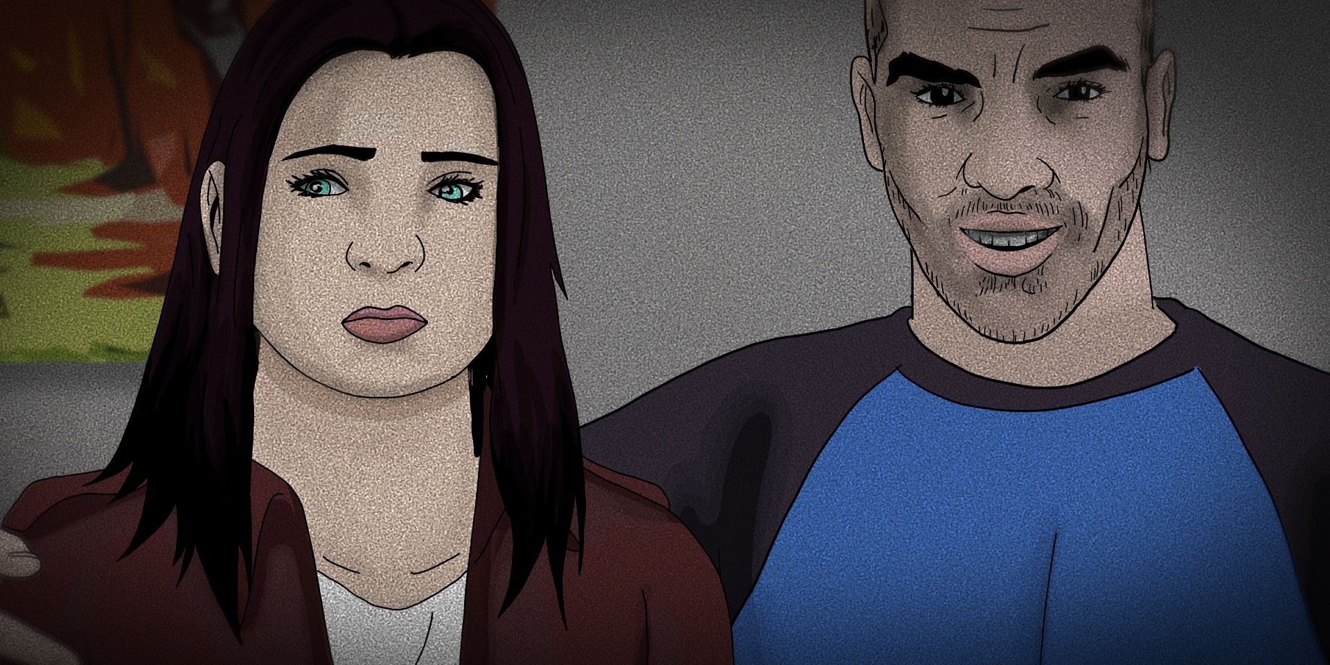 An animated photo of Youssef Khater and Callie Quinn