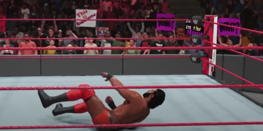 Invisible Man glitch in WWE 2K19