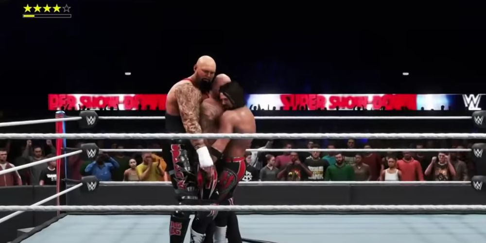 The OC hug glitch in WWE 2K20