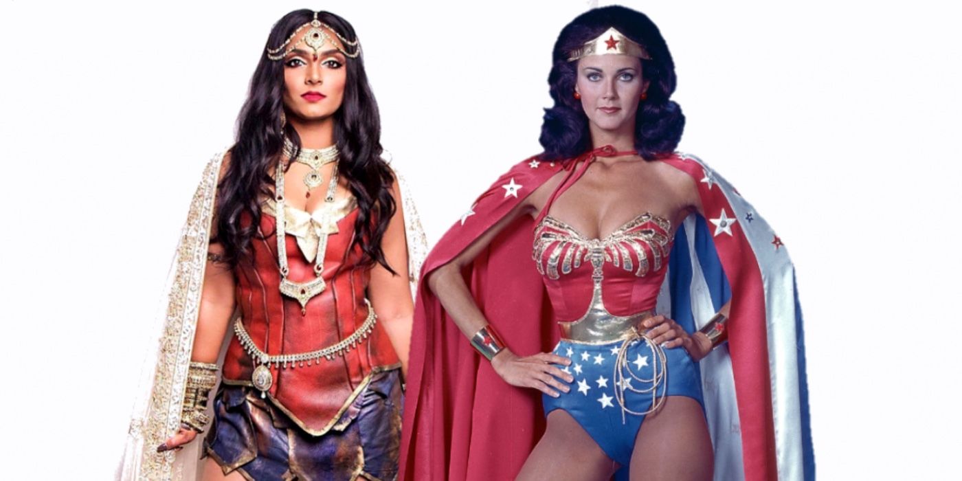 Lynda Carter South Asian Wonder Woman cosplay Deepica Mutyala