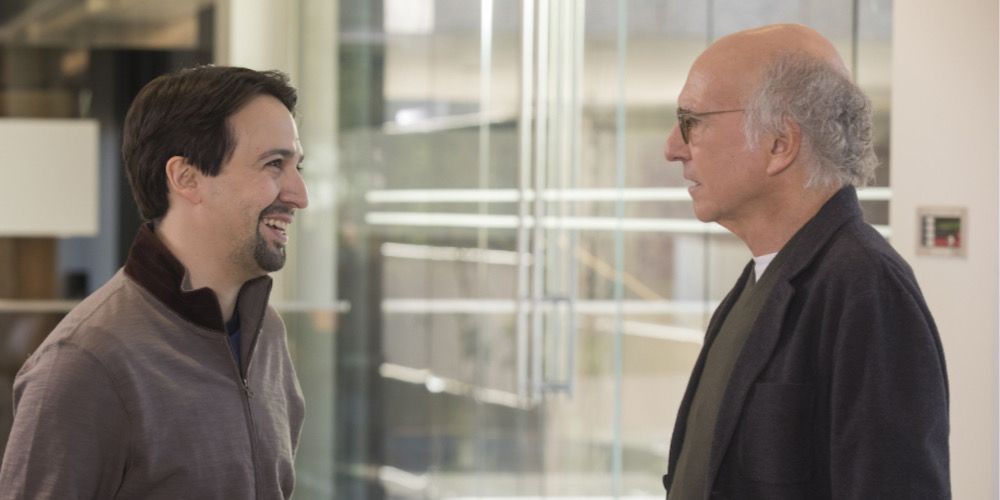 Lin-Manuel Miranda With Larry David In Curb Your Enthusiasm