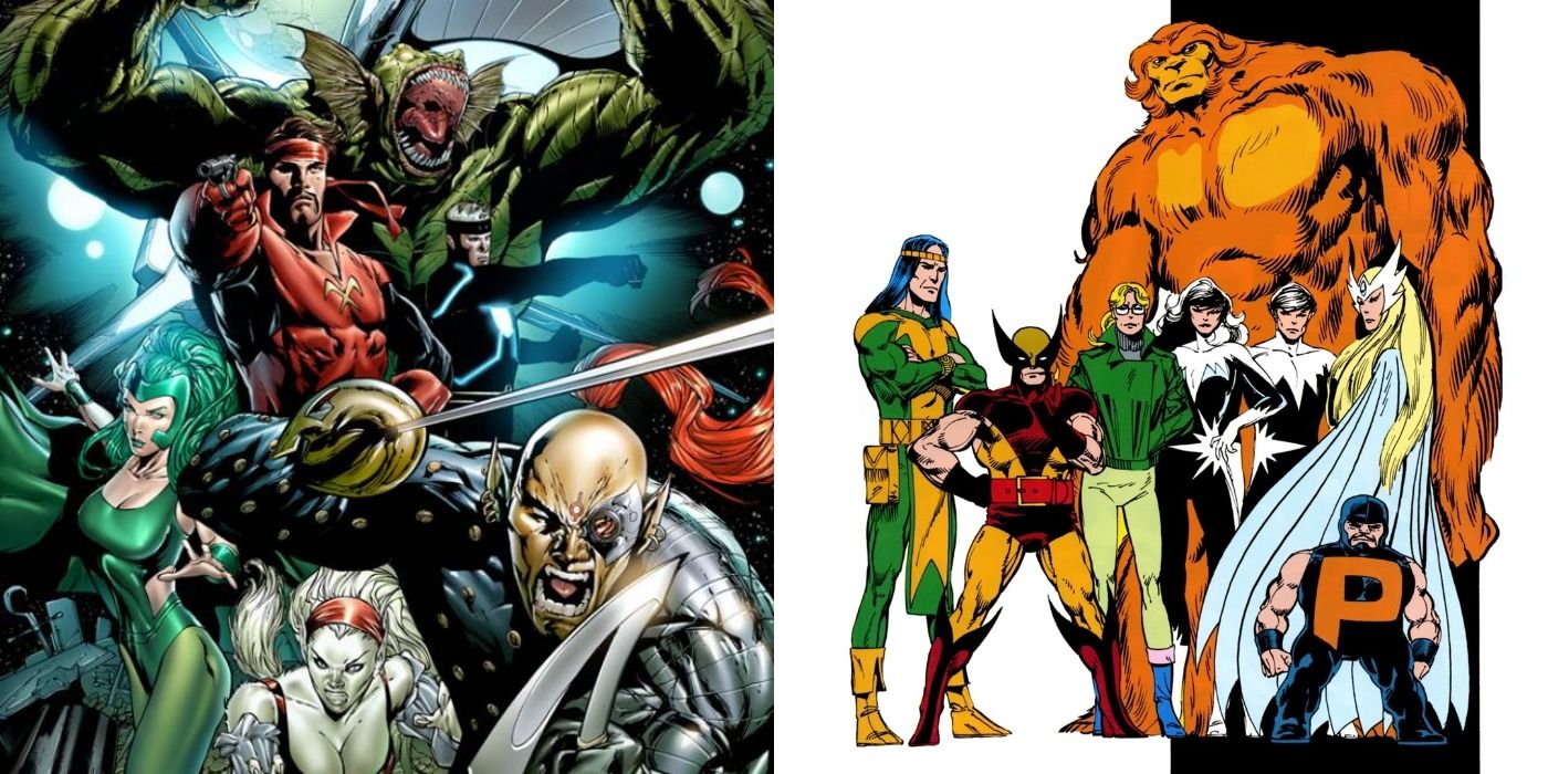 Marvel's Alpha Flight and Starjammers