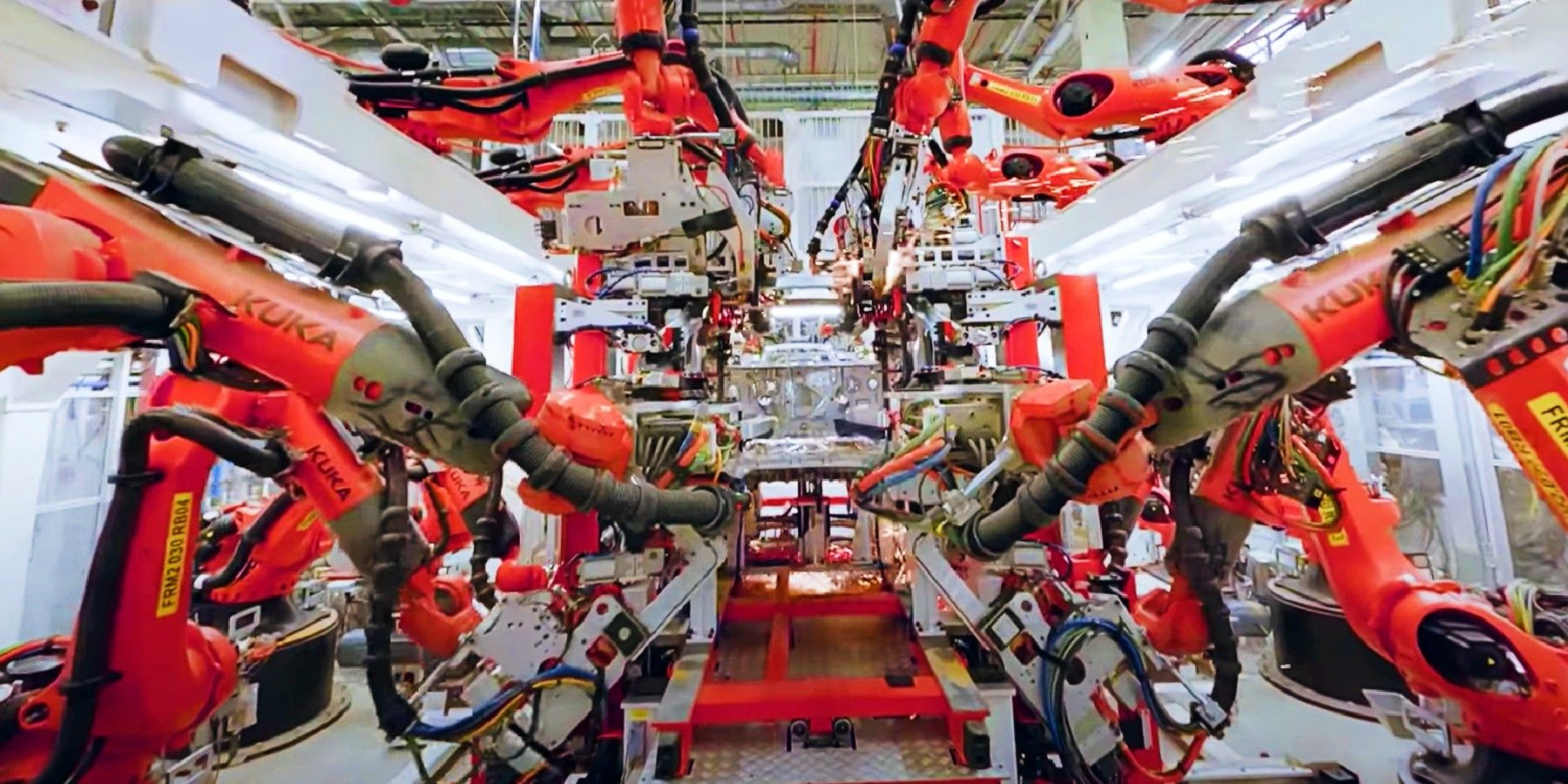 Tesla Video Screenshot Flythrough Gigafactory Berlin.