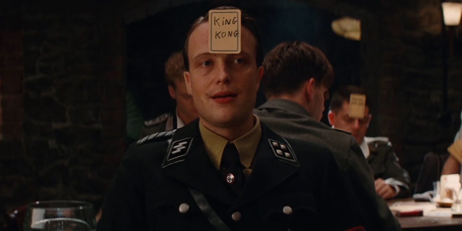 A German officer playing the Name Game in Inglourious Basterds
