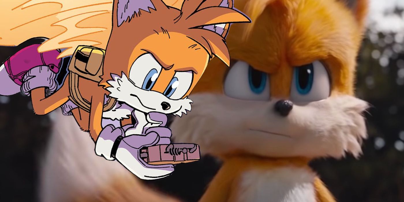 A college of Tails from the Sonic Pre-Quill comic and the Sonic the Hedgehog 2 movie.